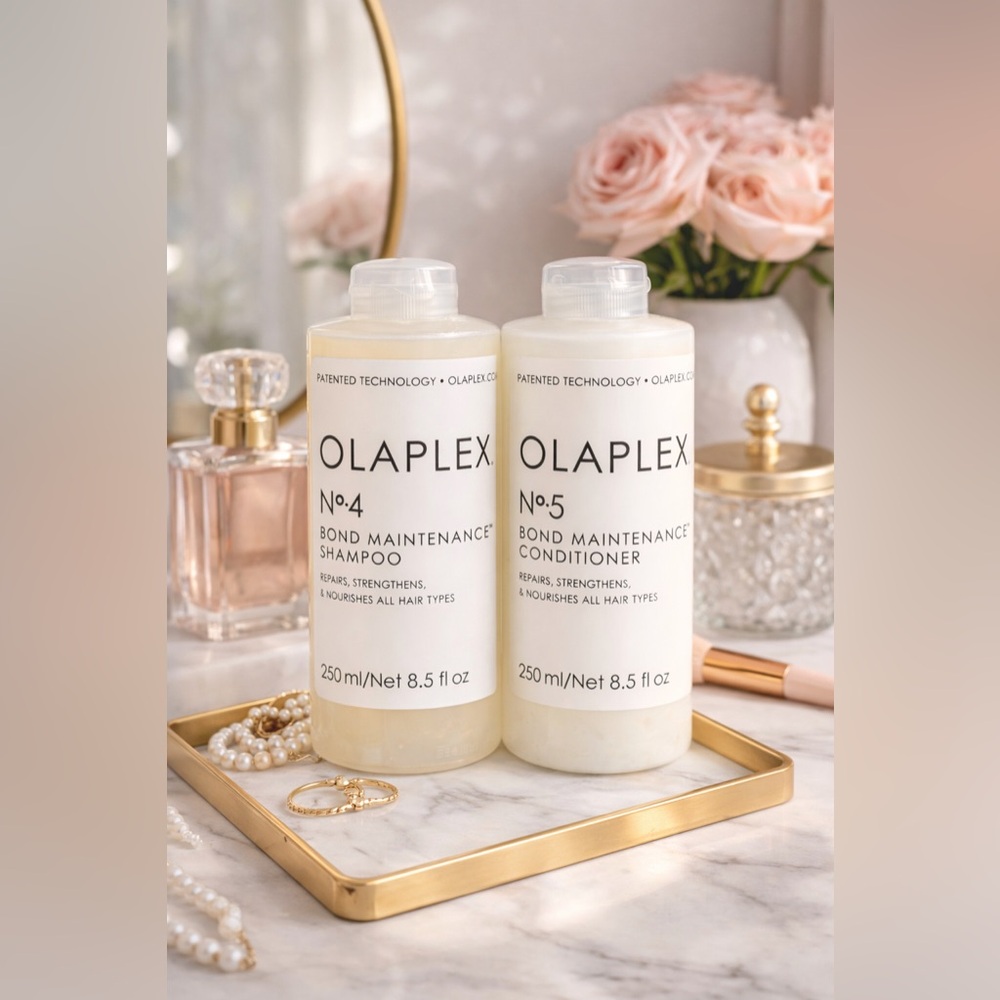 ✨ OLAPLEX Haircare Duo – No.4 Shampoo + No.5 Conditioner ✨